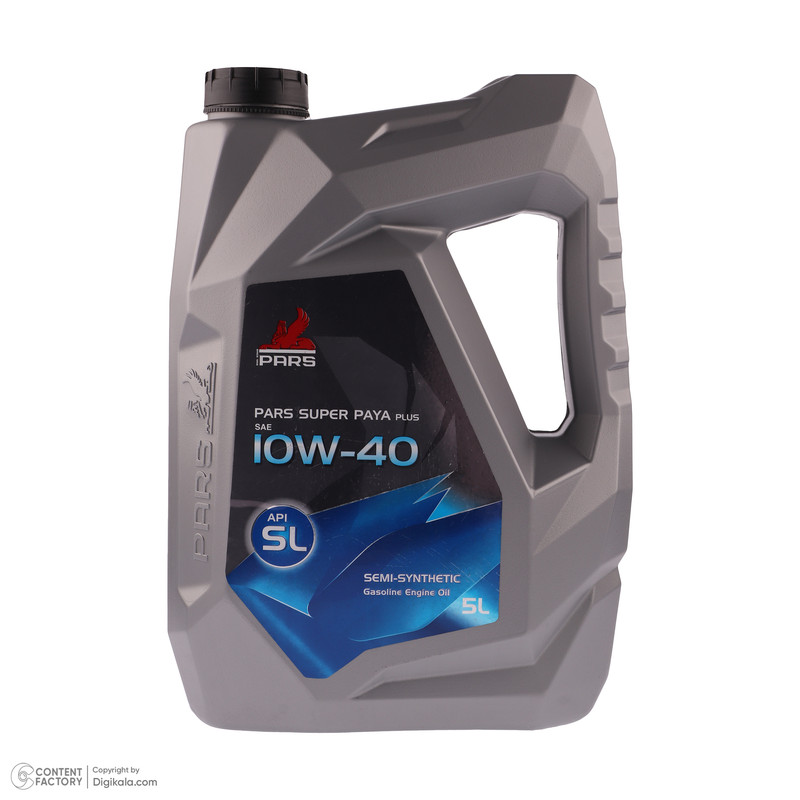 روغن موتور نفت پارس سوپر پایا مدل  10W40 SL PLUS حجم 5 لیتر