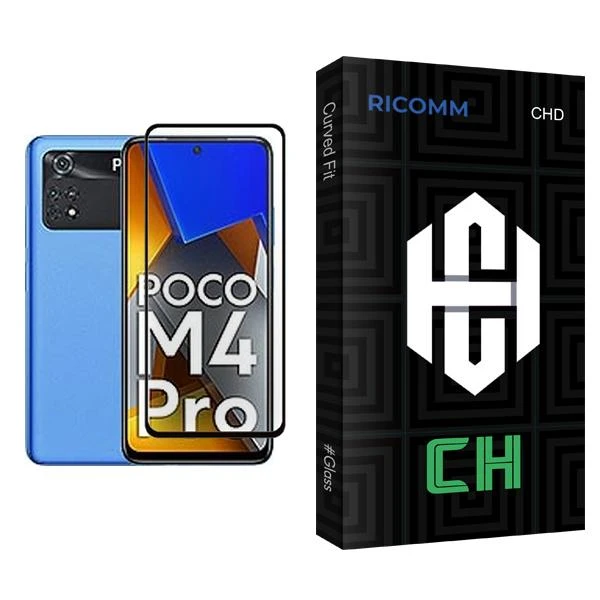 محافظ صفحه نمایش ریکام مدل CH Glass MIX001 مناسب برای گوشی موبایل شیائومی Poco M4 Pro