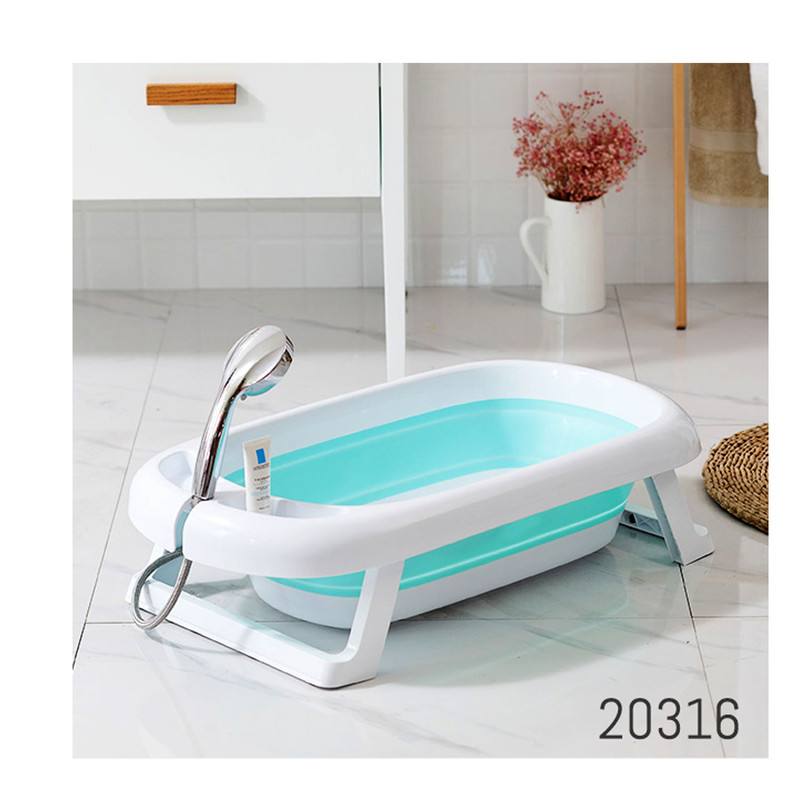 وان حمام کودک مدل Folding Bath Tub- Aqua