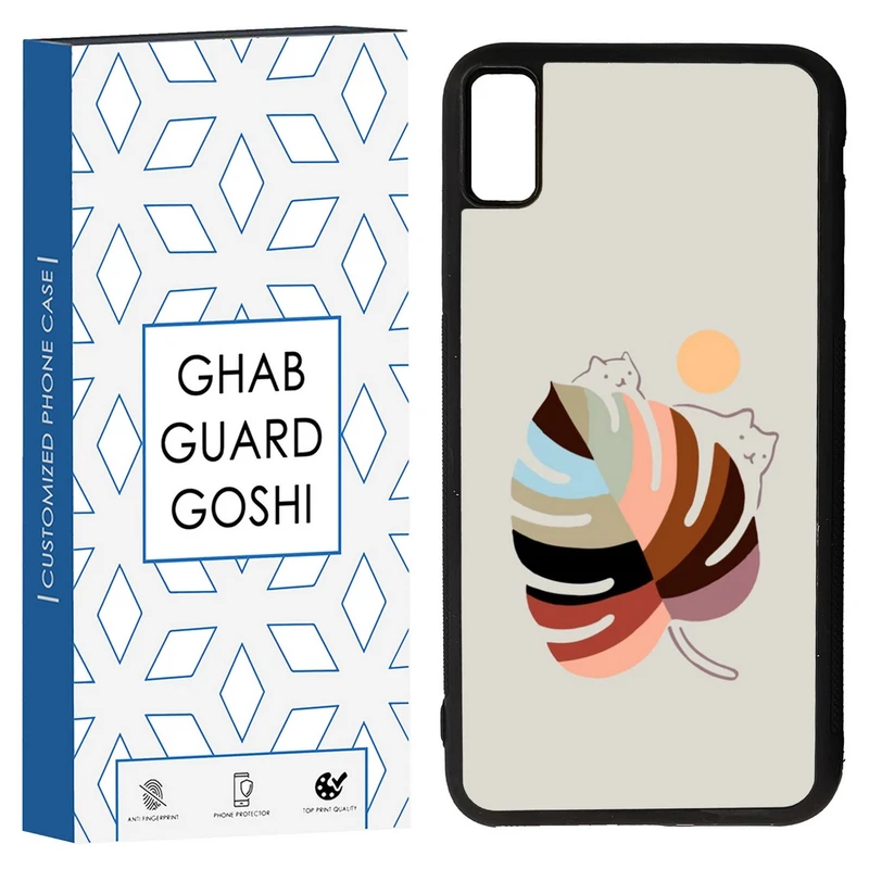 کاور قاب گارد گوشی طرح گربه کد TPU-014 مناسب برای گوشی موبایل اپل Iphone XS MAX/ Iphone X MAX