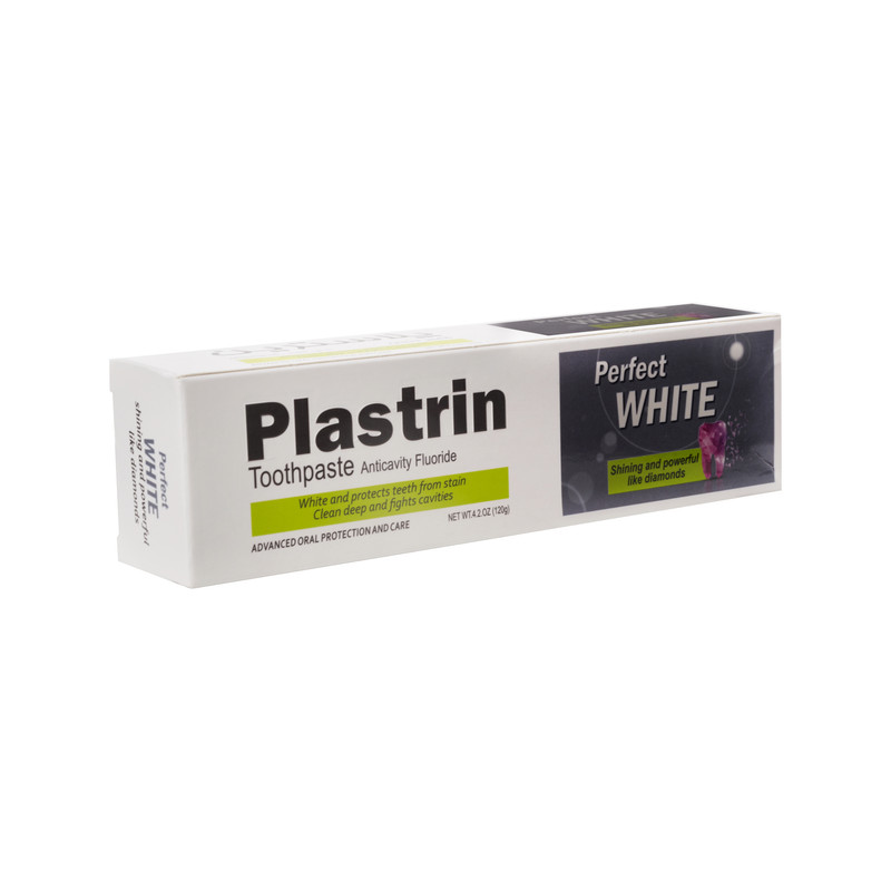 خمیر دندان پلاستین مدل Perfect White حجم 120 میلی لیتر خمیر دندان پلاستین مدل Perfect White حجم 120 میلی لیتر