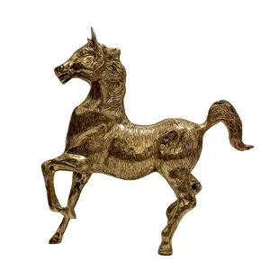 مجسمه برنجی مدل اسب عرب کد H-2001