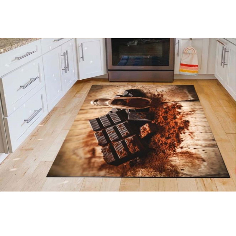 فرش پارچه ای مدل شکلات پاشی کد 6049