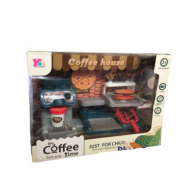 اسباب بازی صندوق فروشگاهی مدل مجموعه کافی شاپ