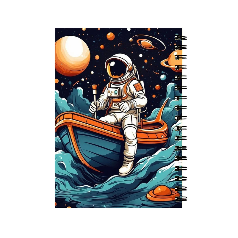 دفتر مشق 60 برگ طرح فضانورد کد 736