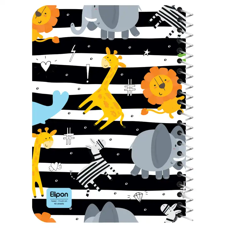 دفتر مشق 40 برگ الیپون کد 2141307