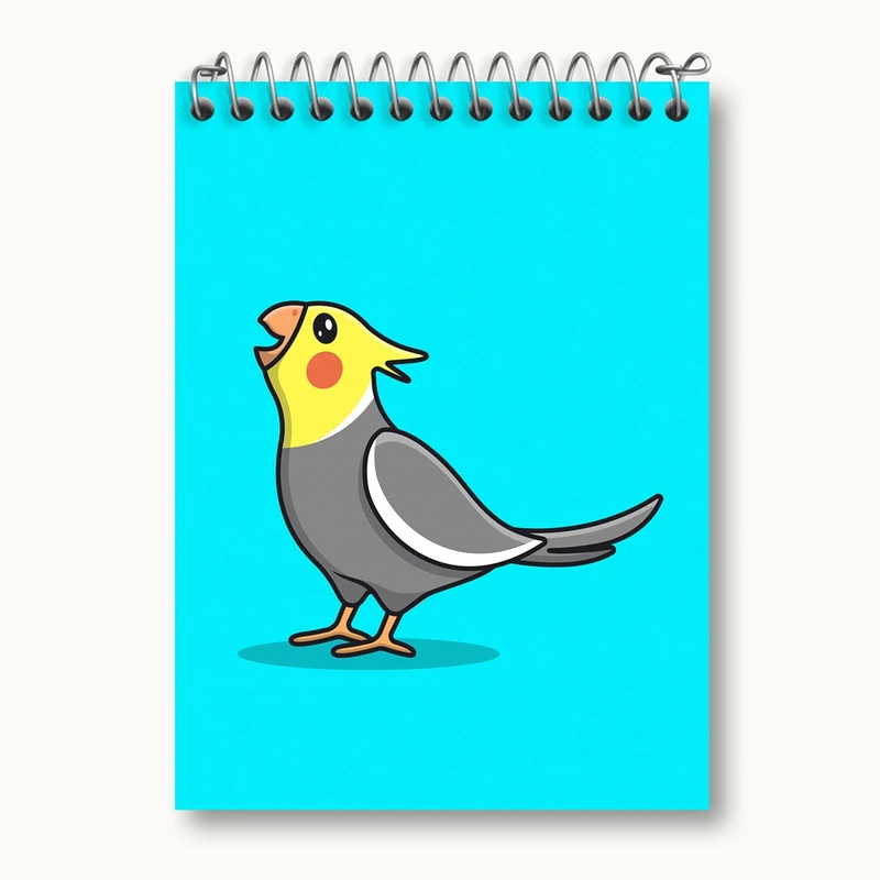 دفتر یادداشت 50 برگ خندالو مدل حیوانات بامزه عروس هلندی کد 29639