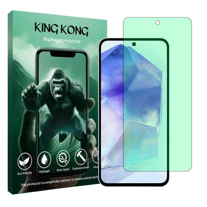 محافظ صفحه نمایش گرین لایت کینگ کونگ مدل Tough مناسب برای گوشی موبایل سامسونگ Galaxy A55 5G