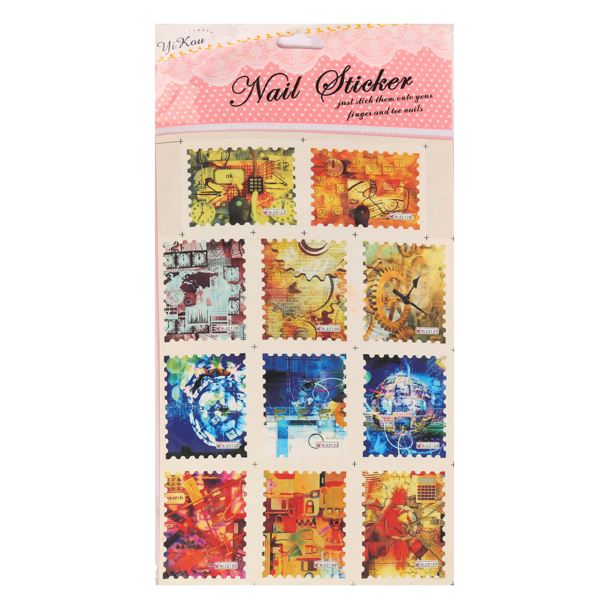 برچسب لنز ناخن مدل CX002