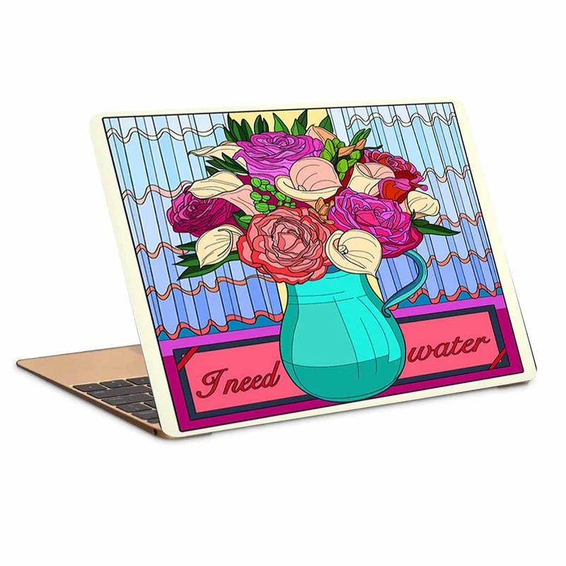 استیکر لپ تاپ طرح نقاشی فانتزی  کد P-1391 مناسب برای لپ تاپ 15 تا 17 اینچ