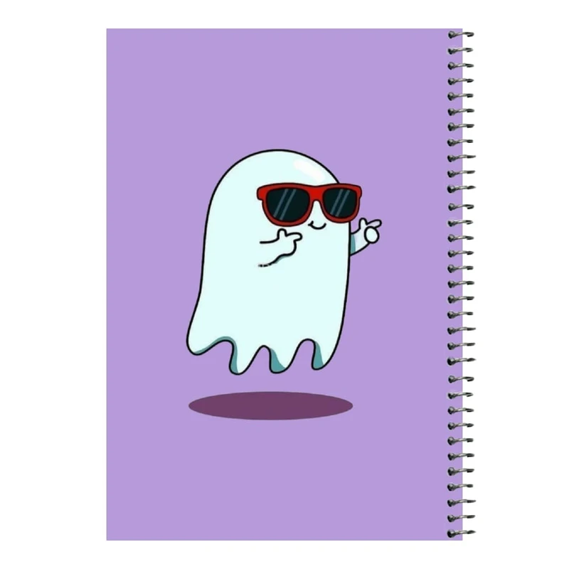 دفتر مشق 80 برگ اس جی مدل روح و عینک دودی   