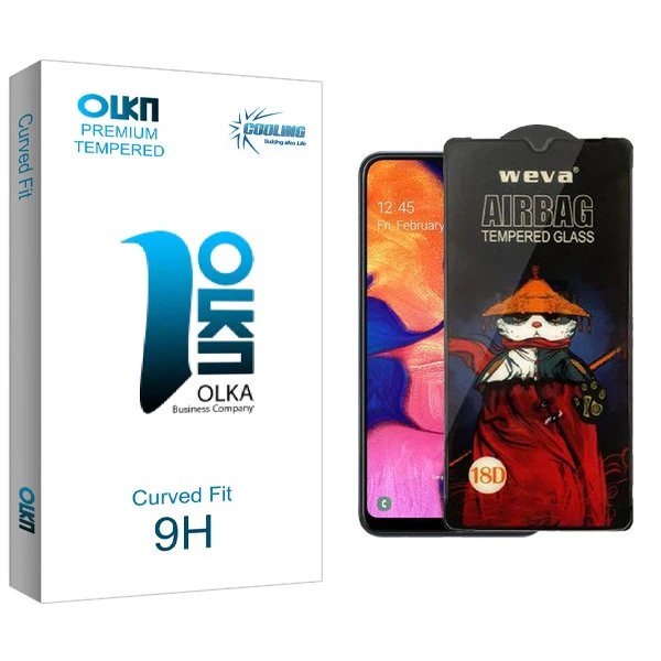 محافظ صفحه نمایش کولینگ مدل Olka Airbag مناسب برای گوشی موبایل سامسونگ Galaxy A10s