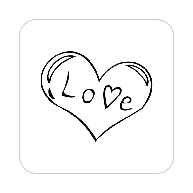 زیر لیوانی کاکتی طرح عاشقانه مدل mp40161