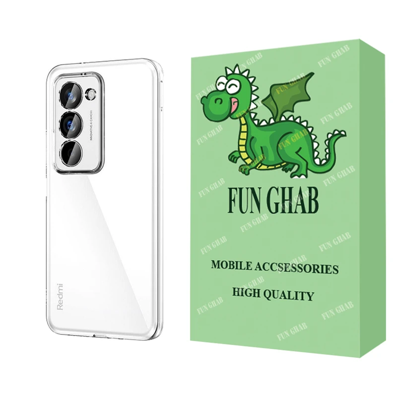 کاور فان قاب مدل ژله ای مناسب برای گوشی موبایل شیائومی Redmi 15 4G