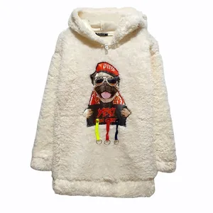 هودی زنانه مدل بره ای