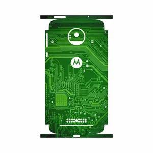 MAHOOT Green Printed Circuit Board-FullSkin Cover Sticker for Motorola Moto Z