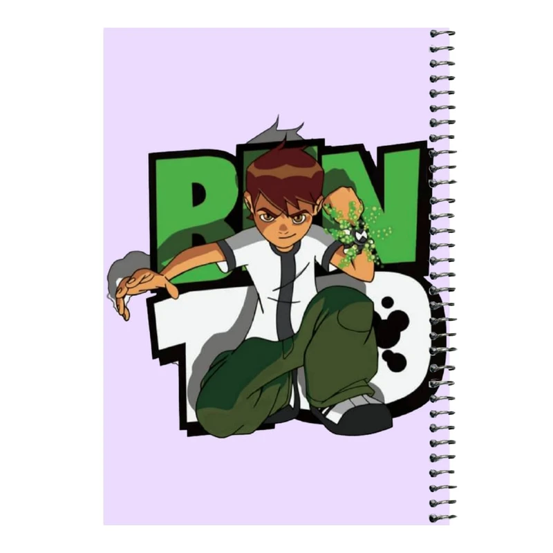 دفتر مشق 80 برگ اس جی مدل بن تن کد ۶    