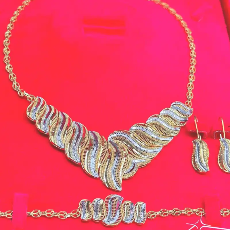 نیم ست نقره زنانه مدل فلاور اشک