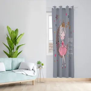  پرده مدل دخترانه مخمل پانچی کد 1228 سایز 140x200 سانتی متر