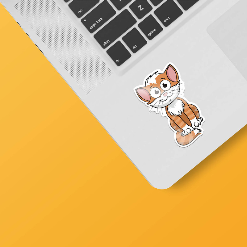 استیکر لپ تاپ گیم مون طرح گربه کد 111131 1