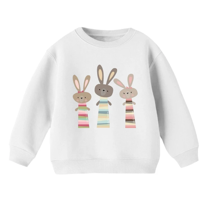 سویشرت بچگانه مدل سه خرگوش  