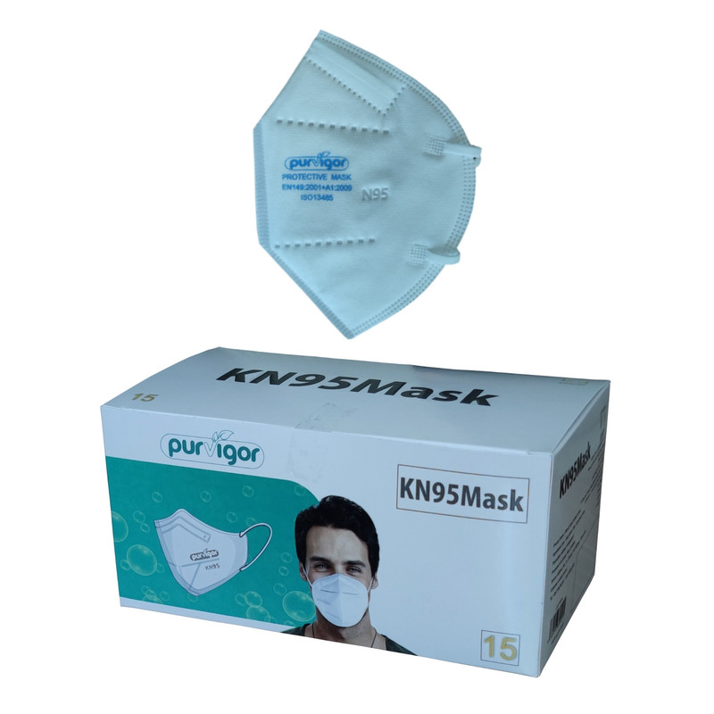 ماسک تنفسی پرویگور مدل KN95 بسته 15 عددی
