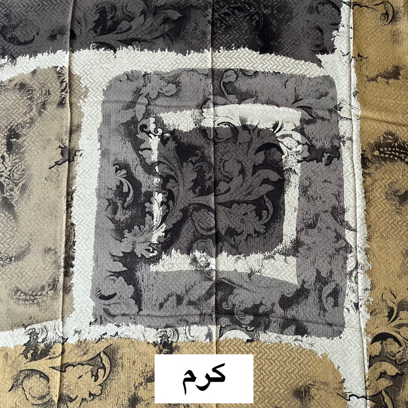 روسری زنانه مدل نخی گارزا دور دست دوز کد 27