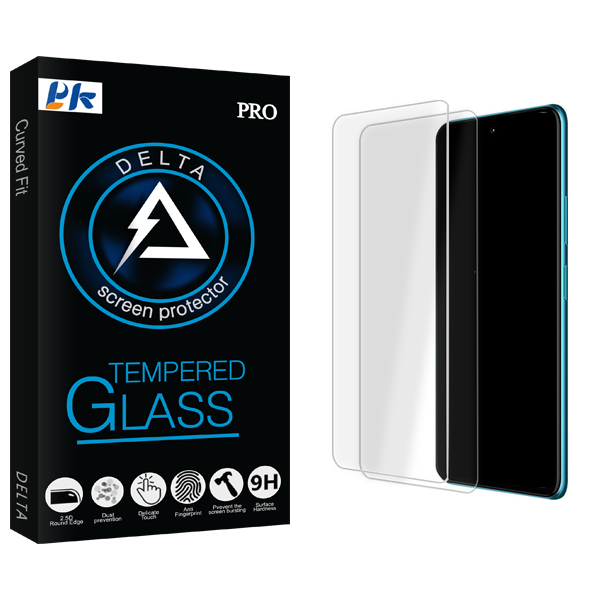 محافظ صفحه نمایش شیشه ای پی کی مدل Delta Glass MIX2 مناسب برای گوشی موبایل سامسونگ Galaxy A73 5G بسته دو عددی