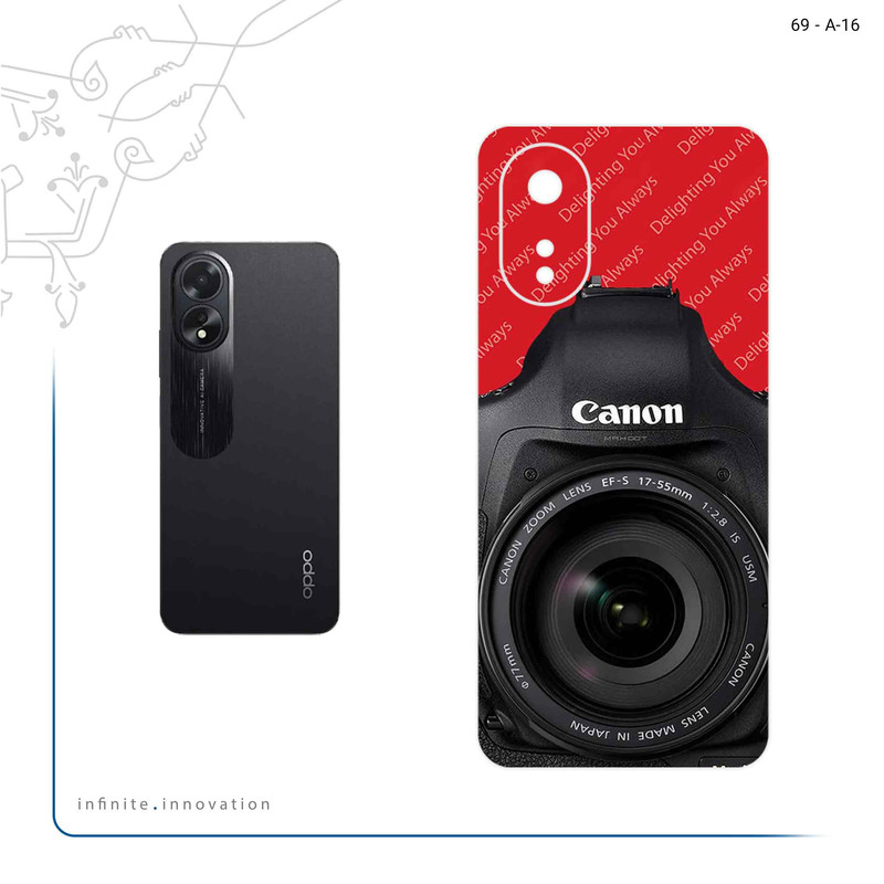 برچسب پوششی ماهوت مدل Canon_Logo مناسب برای گوشی موبایل اپو A38