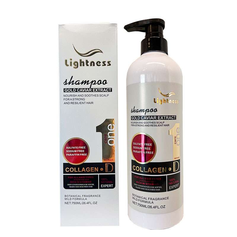 شامپو مو لایتنس مدل collagen care one حجم 750 میلی لیتر