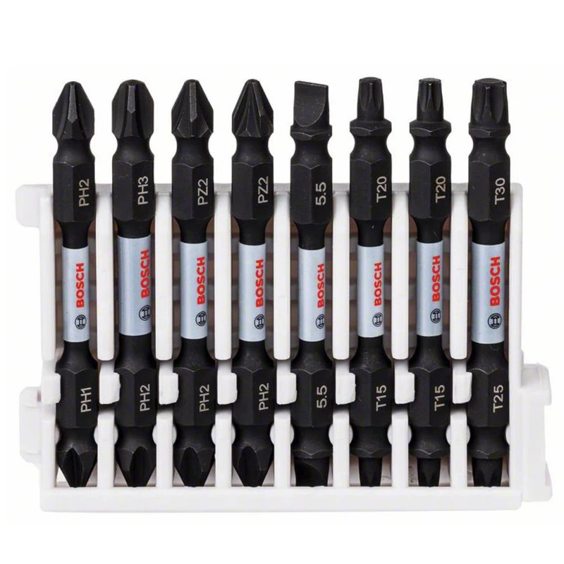 سری پیچ گوشتی شارژی بوش مدل فوق حرفه ای TORSION ZONE Professional کد 344-522-608-2 مجموعه 8 عددی