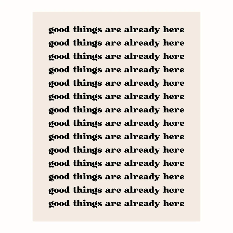 پوستر مدل مستر قانون جذب -اتفاقات خوب از پیش اینجا هستند