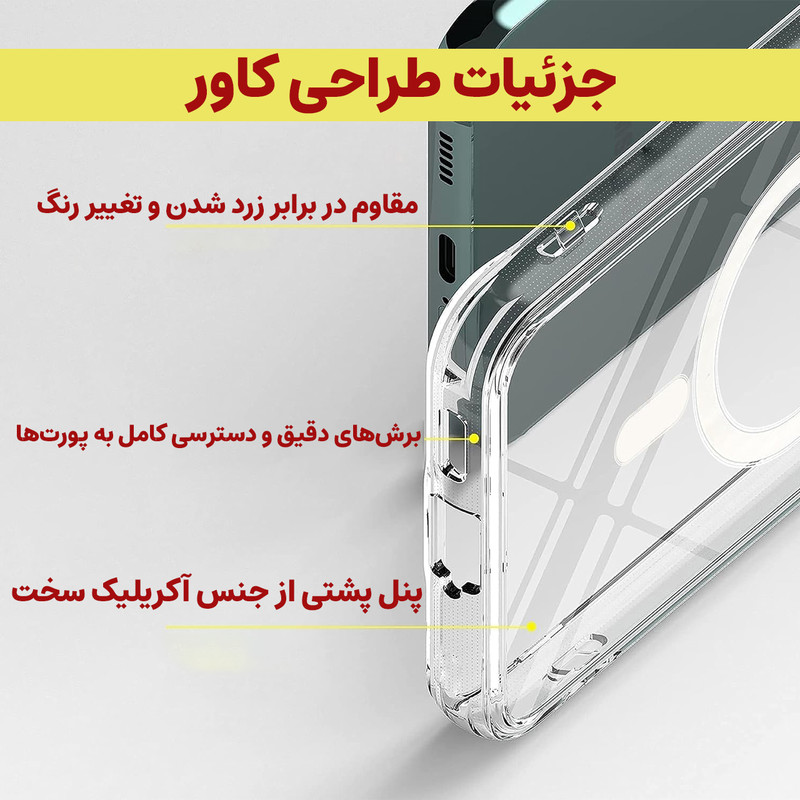کاور لوکسار مدل A16 _clmag مناسب برای گوشی موبایل سامسونگ Galaxy A16 4G / A16 5G