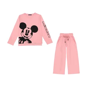 ست تی شرت آستین بلند و شلوار دخترانه تودوک مدل 2151657-88