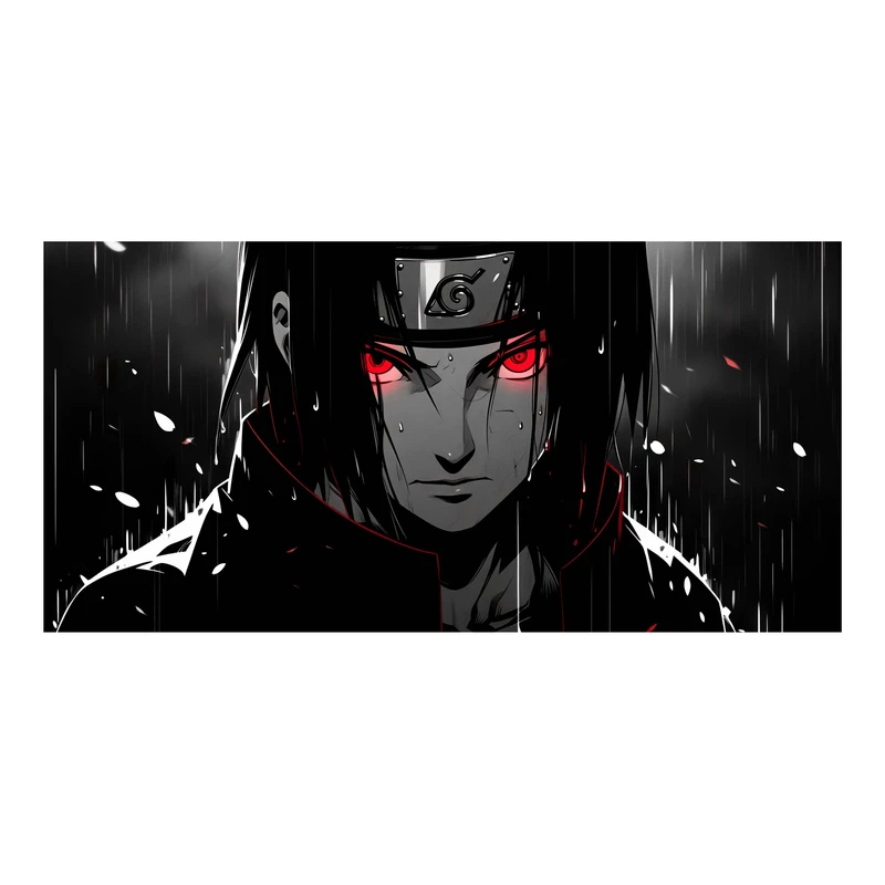 استیکر لپ تاپ و موبایل مدل انیمه طرح ناروتو اوچیها ایتاچی naruto uchiha itachi کد 1631