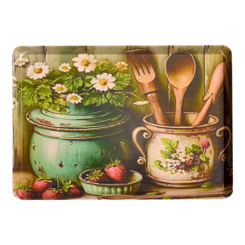 سینی بدون دسته مهروز مدل بانکه سایز 19×27 سانتی متر