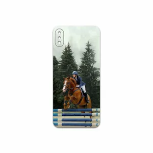 MAHOOT Equestrianism Cover Sticker for Apple iPhone X