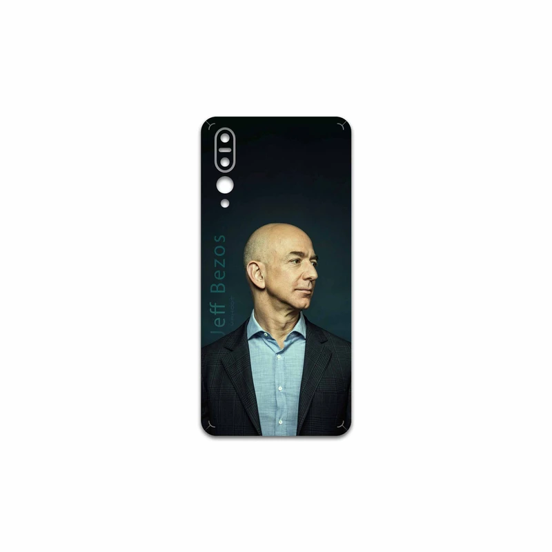 برچسب پوششی ماهوت مدل Jeff Bezos مناسب برای گوشی موبایل هوآوی P20 Pro