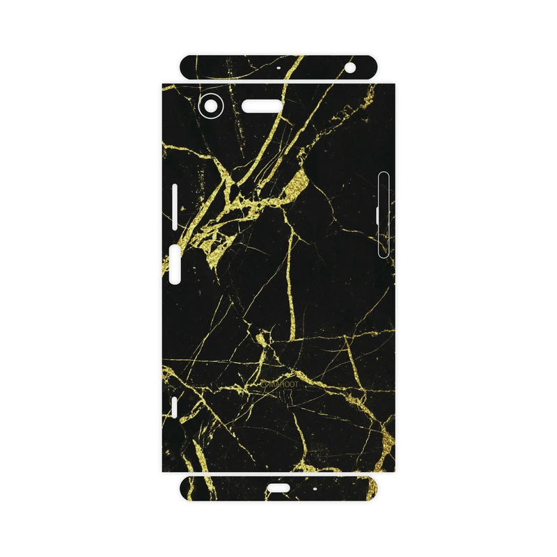 برچسب پوششی ماهوت مدل Graphite-Gold-Marble-FullSkin مناسب برای گوشی موبایل سونی Xperia XZ Premium