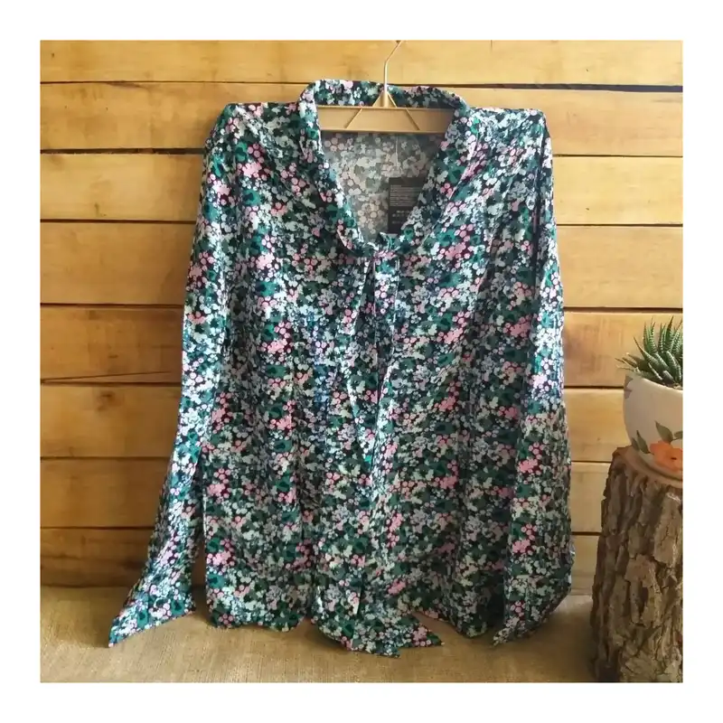 بلوز آستین بلند زنانه اسمارا مدل کراواتی کد 777