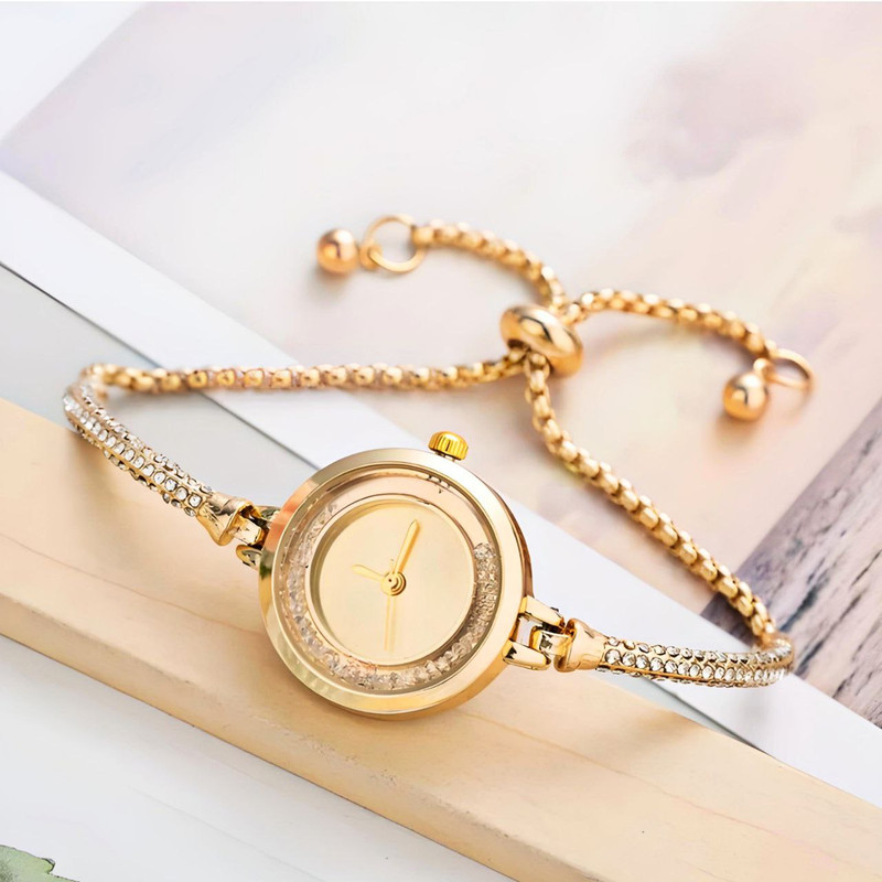 ساعت مچی عقربه ای زنانه مدل قفل کرواتی 01