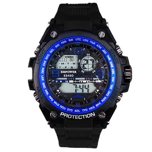 ساعت مچی دیجیتال مردانه امپاور مدل اسپرت ضدآب استخری چراغدار ورزشی کد 980.2SPORT