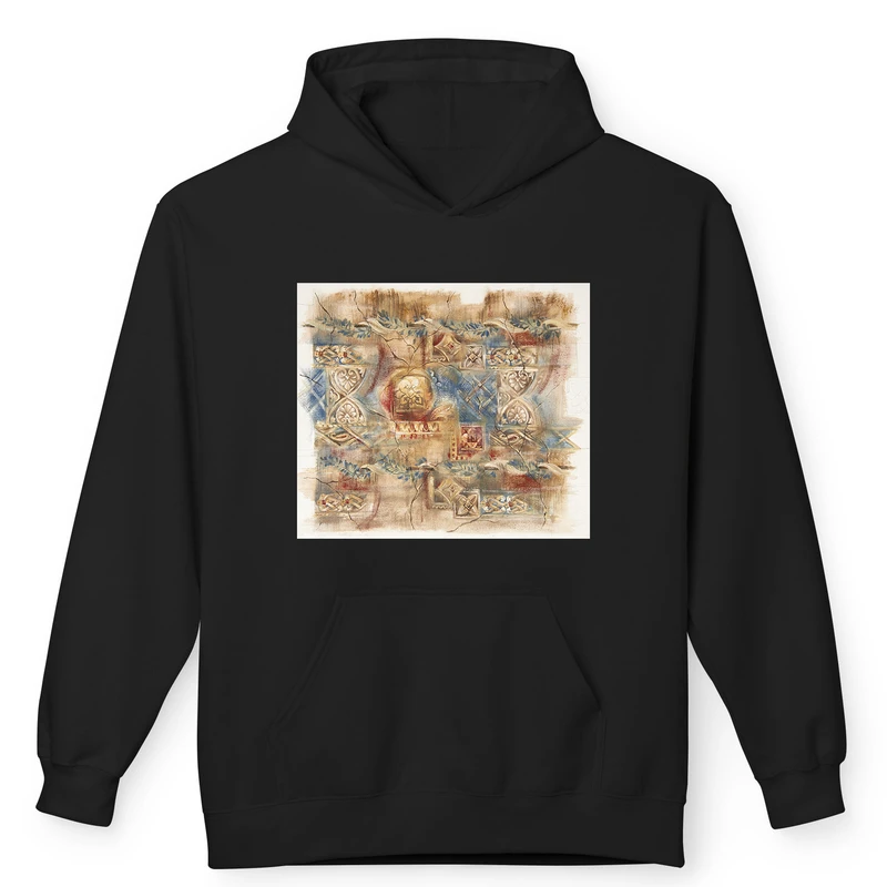 هودی مردانه پاد آفرین مدل فرش و گلیم و کاشی کد 1028