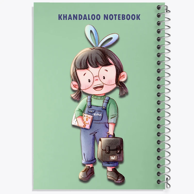 دفتر لیست خرید 50 برگ خندالو طرح دخترانه بامزه کد N5905