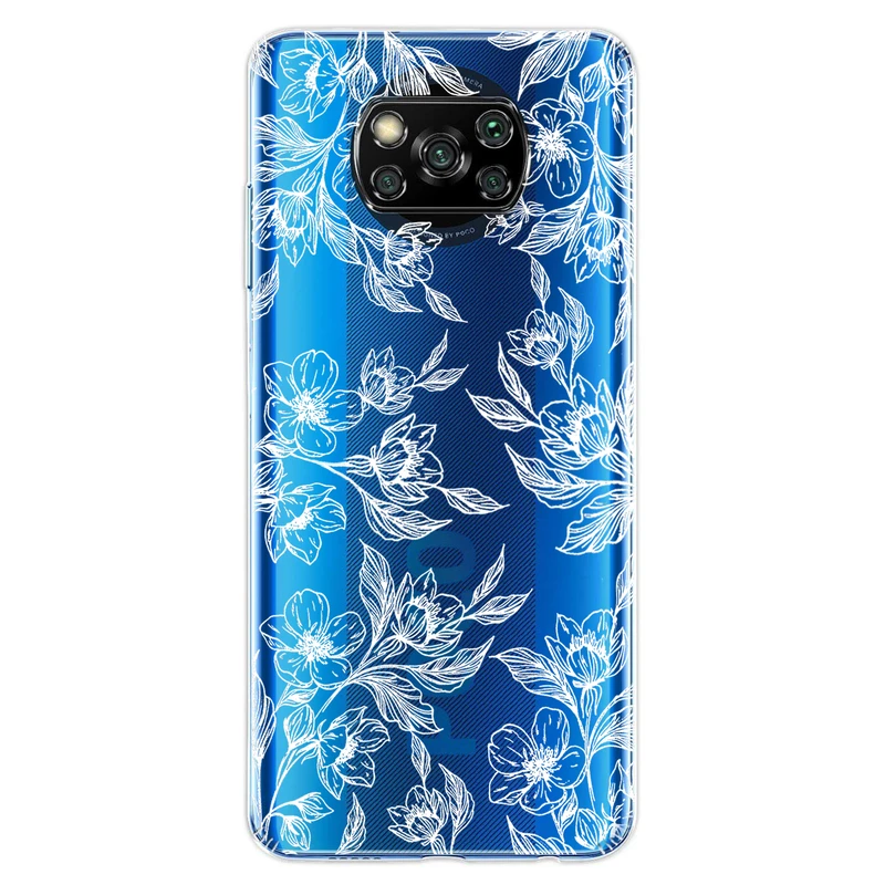 کاور مگافون طرح گل مدل C50-W مناسب برای گوشی موبایل شیائومی Poco X3 / X3  NFC / X3 Pro
