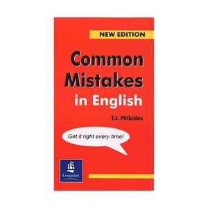 کتاب  Common Mistakes in English اثر T.j.fitikides  انتشارات طلیعه پویش