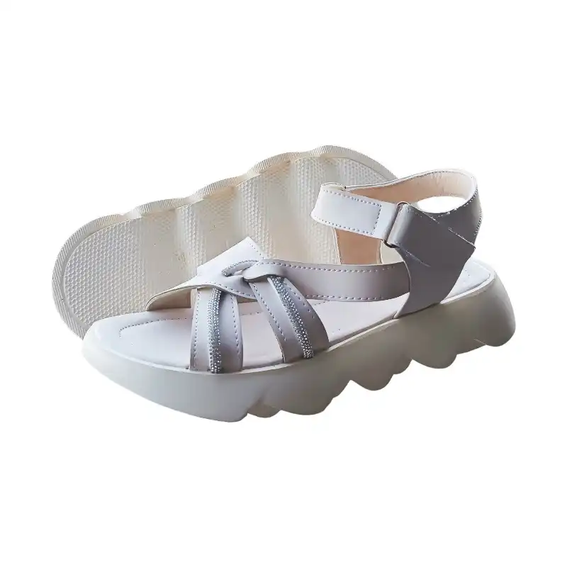 صندل زنانه مدل نسترن رنگ کرم