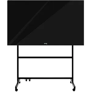 تخته وایت‌ برد شیشه‌ ای عکسنگ مدل P1280 سایز 120x80 سانتی متر به همراه پایه نگهدارنده 