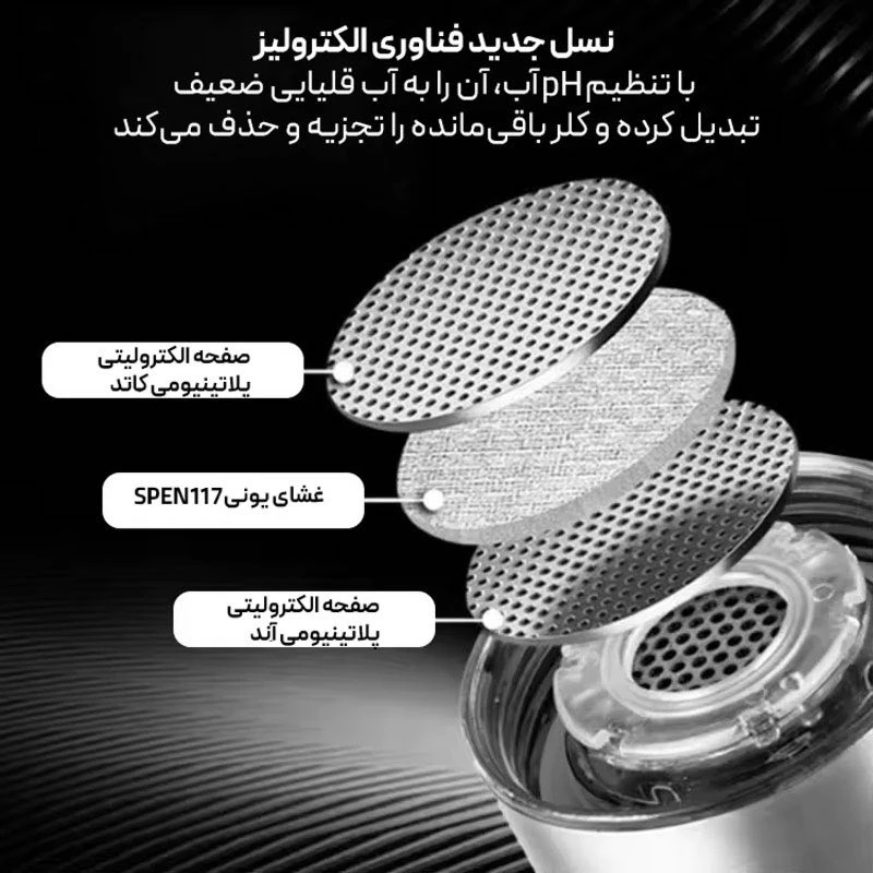 عکس شماره 5 : دستگاه آب هیدروژن ساز ورا مدل h2