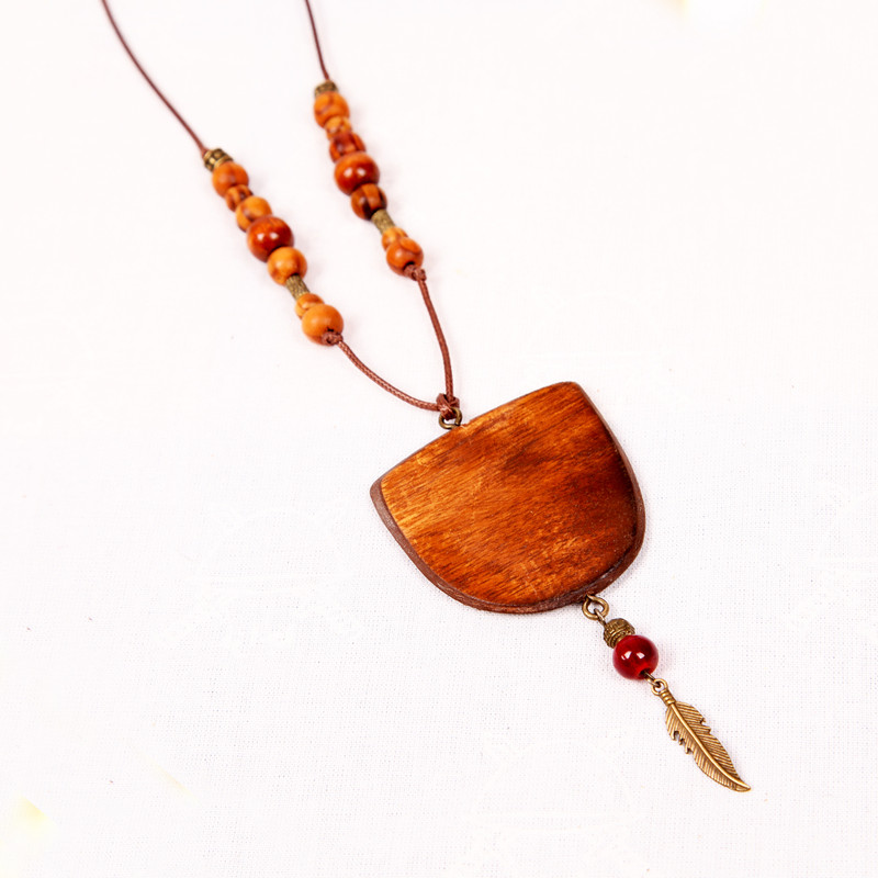 گردنبند زنانه طرح پر کد 013